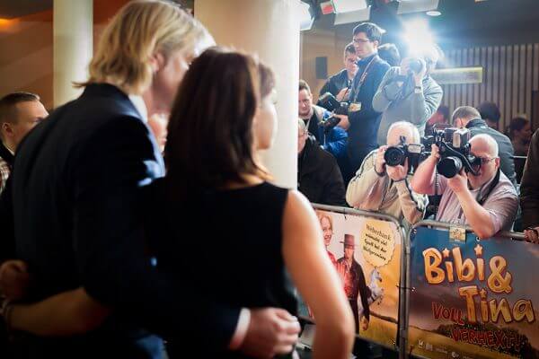 Fotograf am roten Teppich für DCM Film Distribution in Berlin