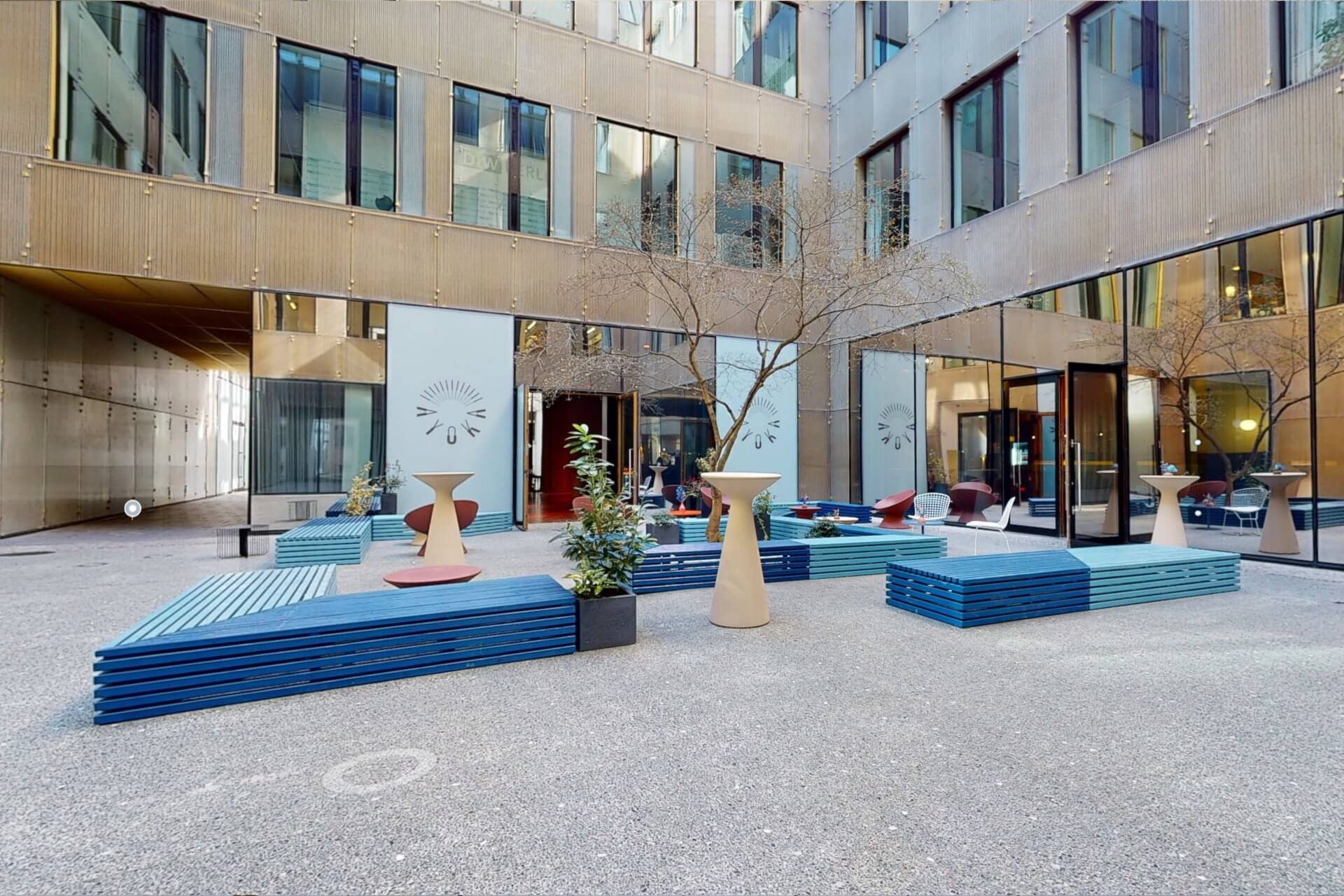 AYOKA Event Space: Virtueller 3D Rundgang mit Matterport für eine Eventlocation in Berlin-Mitte