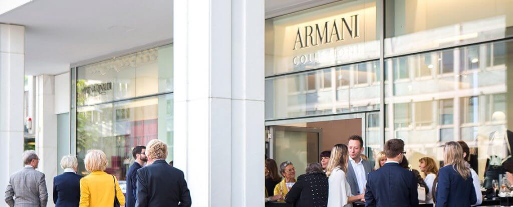 Eventfotografie in Wiesbaden: Armani Store Opening © offenblen.de