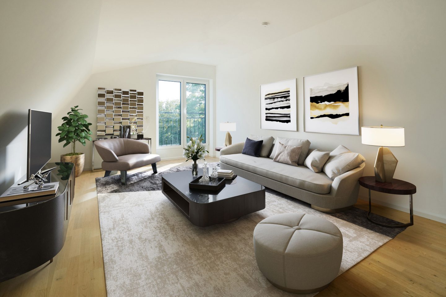 Digitales Home-Staging: Digitale Möbel in der Immobilienfotografie © Offenblende
