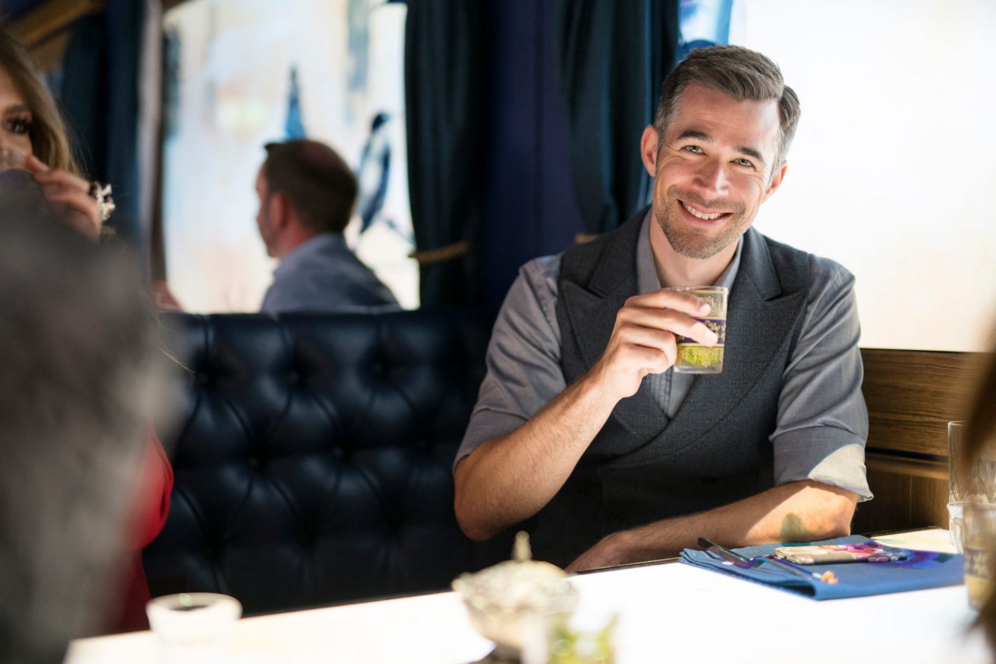 Bombay Sapphire Drinks Lavastroke - TheGrand Journey Hamburg 2017