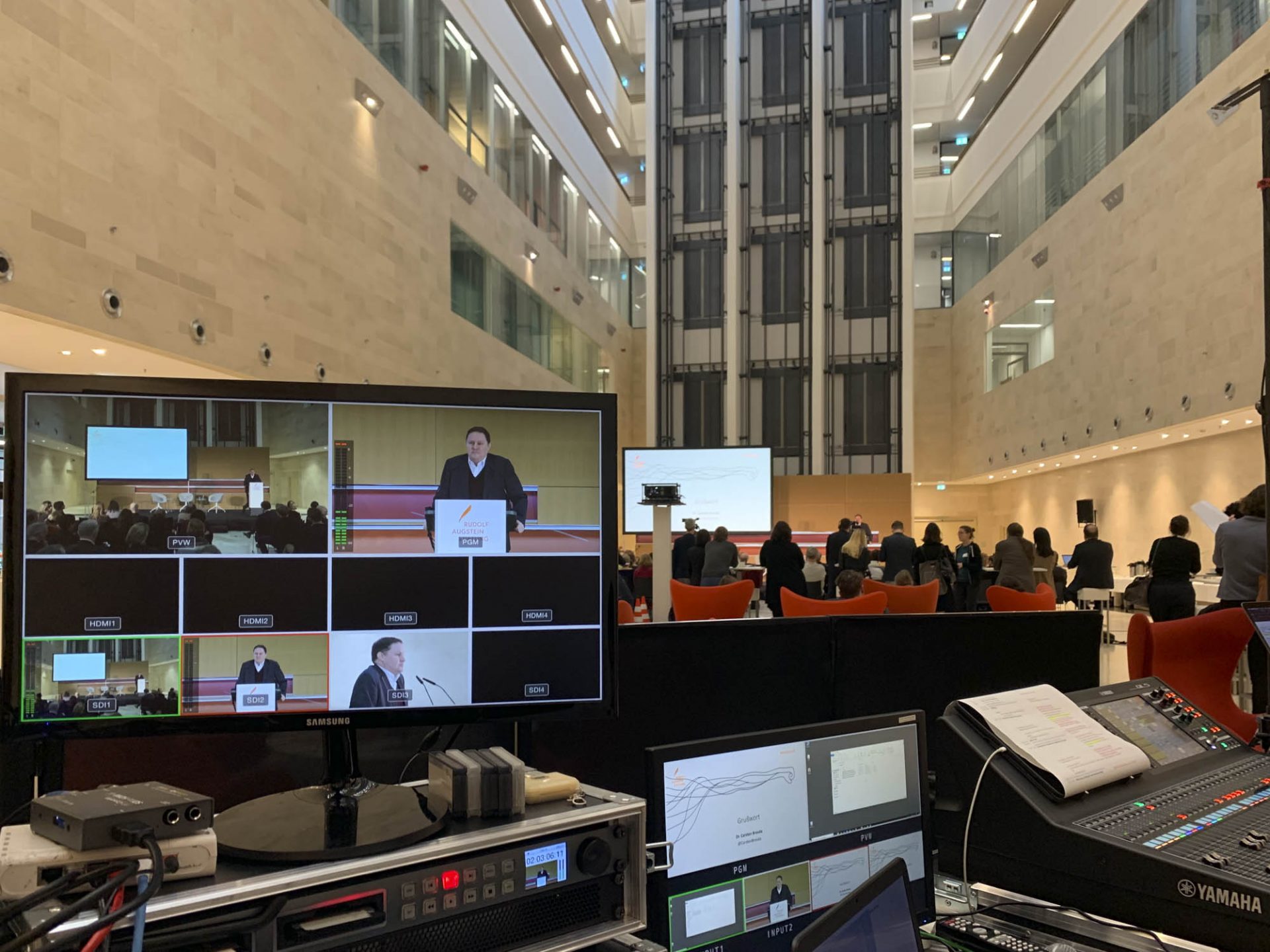 Videoproduktion: Live Streaming einer Konferenz für Rudolf Augstein Stiftung