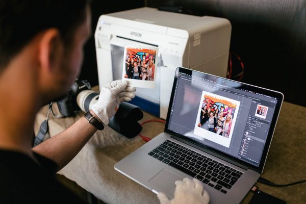 Polaroid Fotodruck vor Ort