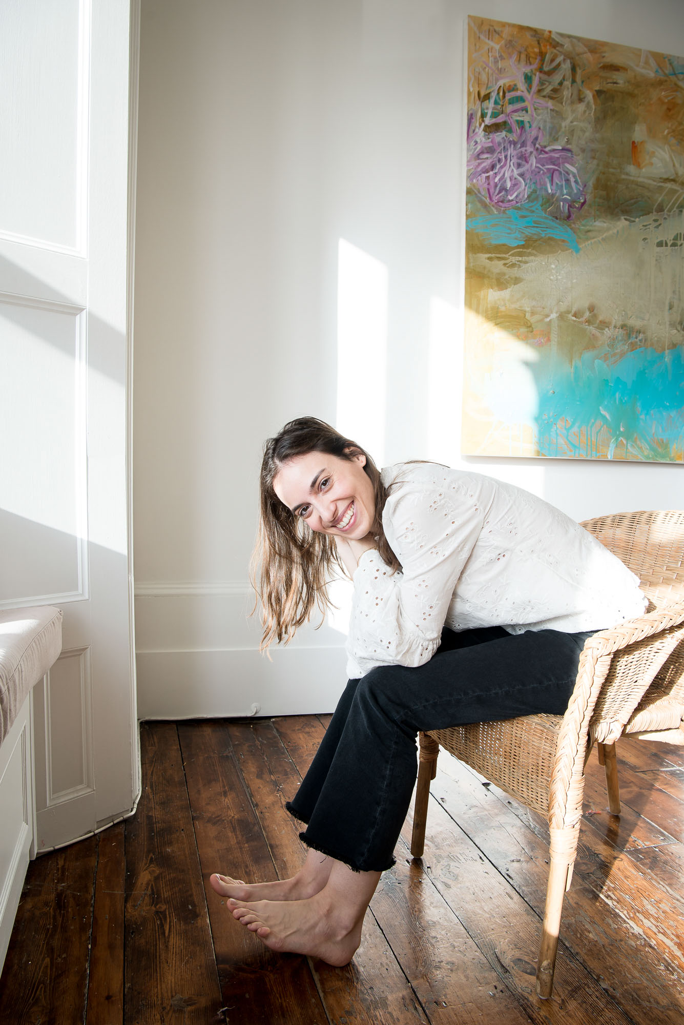 Studio-Portrait: Portraitaufnahme eines Mannes im Fotostudio in Karlsruhe © Offenblende / Chiara CHBE