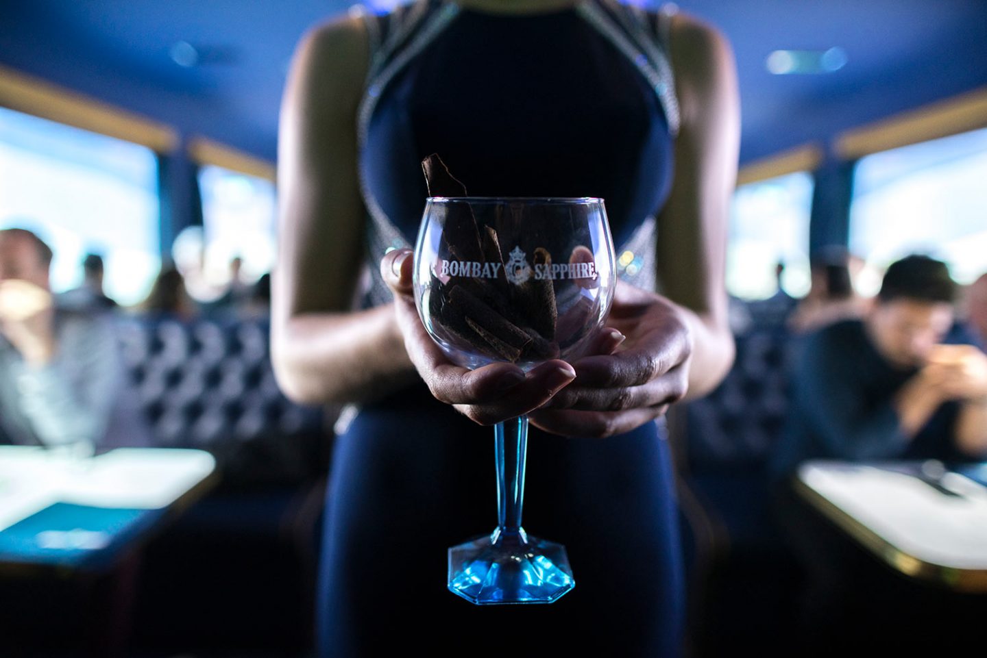 Bombay Sapphire Drinks Lavastroke - TheGrand Journey Hamburg 2017