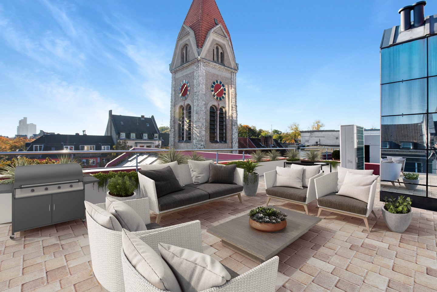 Virtual Home Staging Terrasse (nachher) © Offenblende